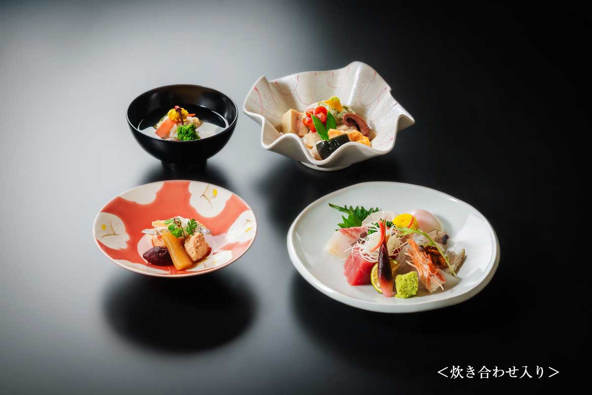 日向飯　川瀬見風ランチ（炊合せ）